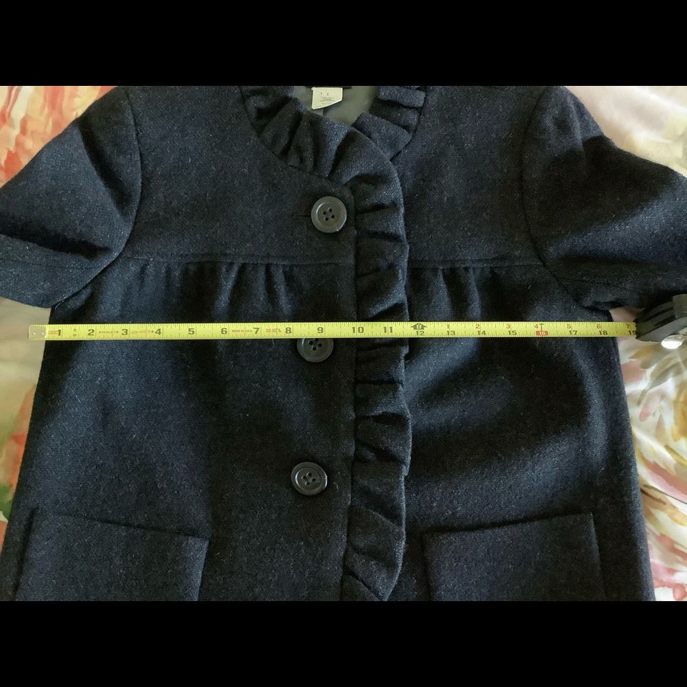 J.Crew Ruffle Wool Jacket - Picture 4 of 6
